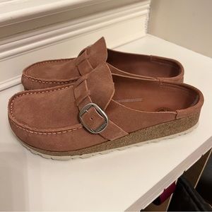 Birkenstock Buckley Pink Clay Mules